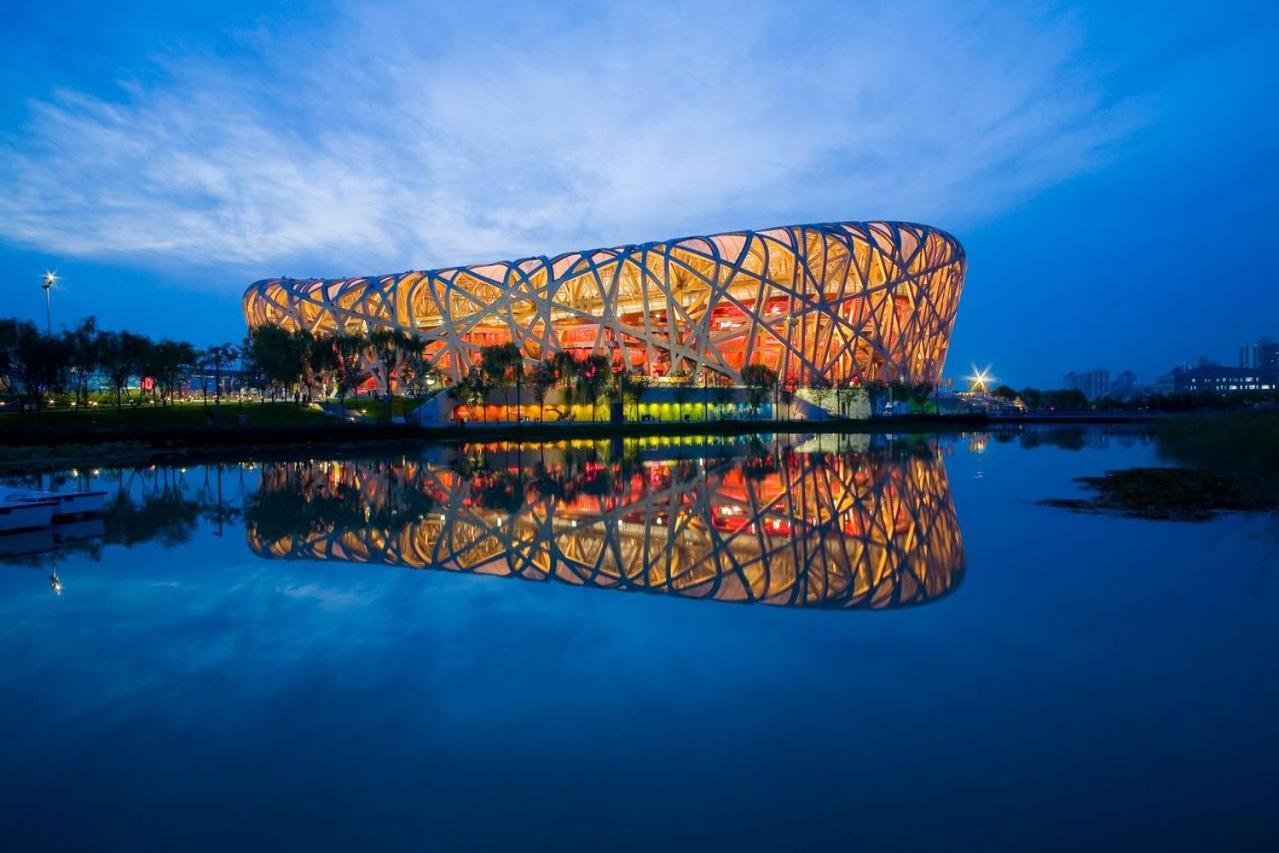 Base-Beijing Wangfujing Serviced Apartment- In Hutong &Bike Rental &Close To Forbidden City, Tian'Anmen Square &Subway Nearby &Free Coffee &Washing Machine,Kitchen &Restaurant Discount &English Speaking &High Speed Free Wifi Exterior photo The National Stadium, Beijing